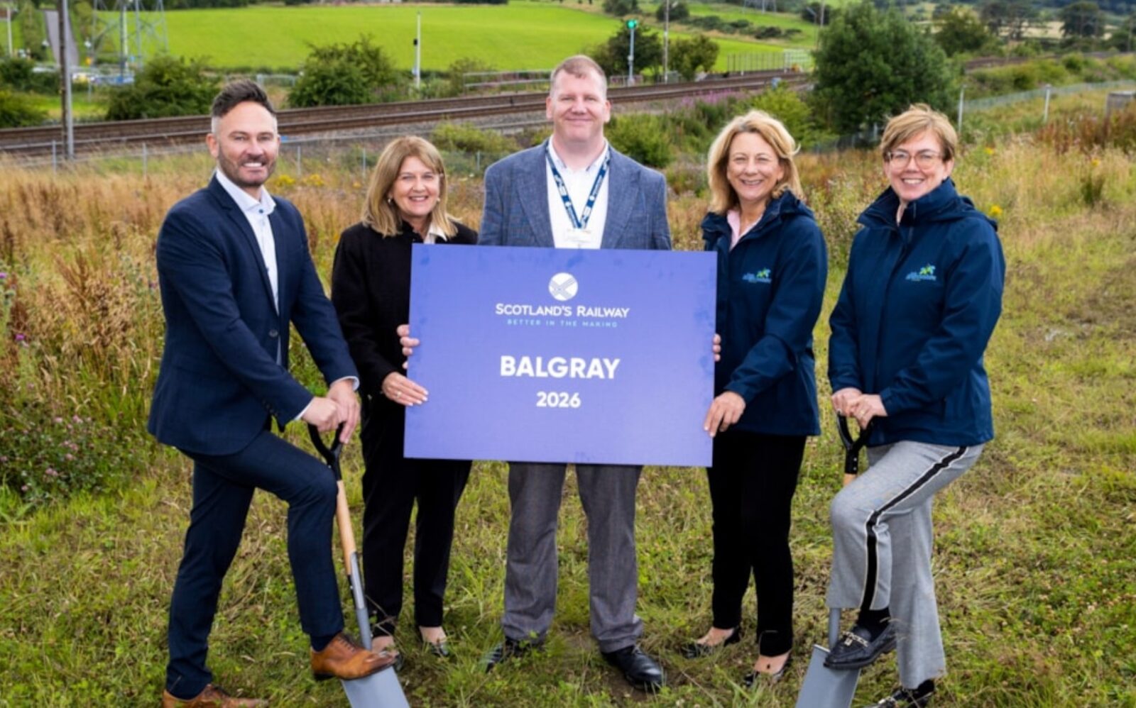 Breaking ground on Barrhead’s new £18.3m Balgray station ...
