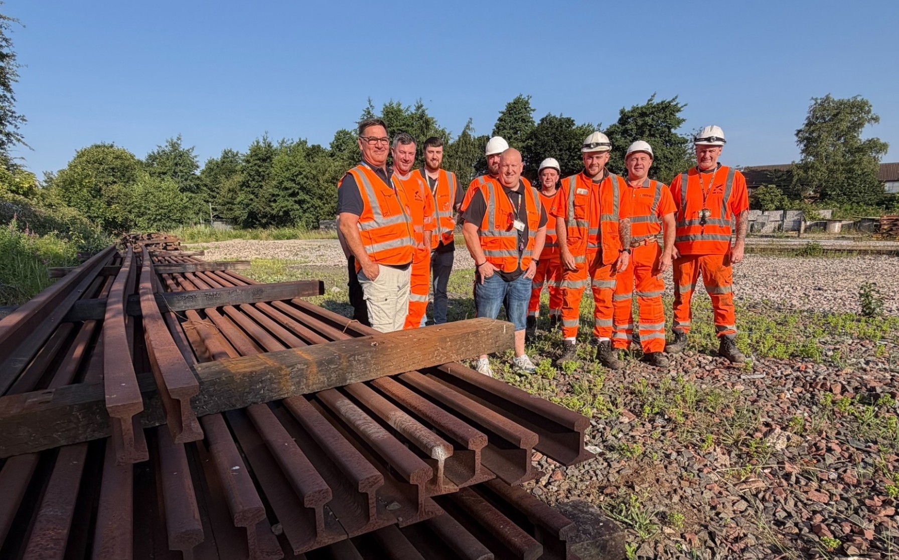 Tyne and Wear Metro track recycled for new South Tyneside war memorial