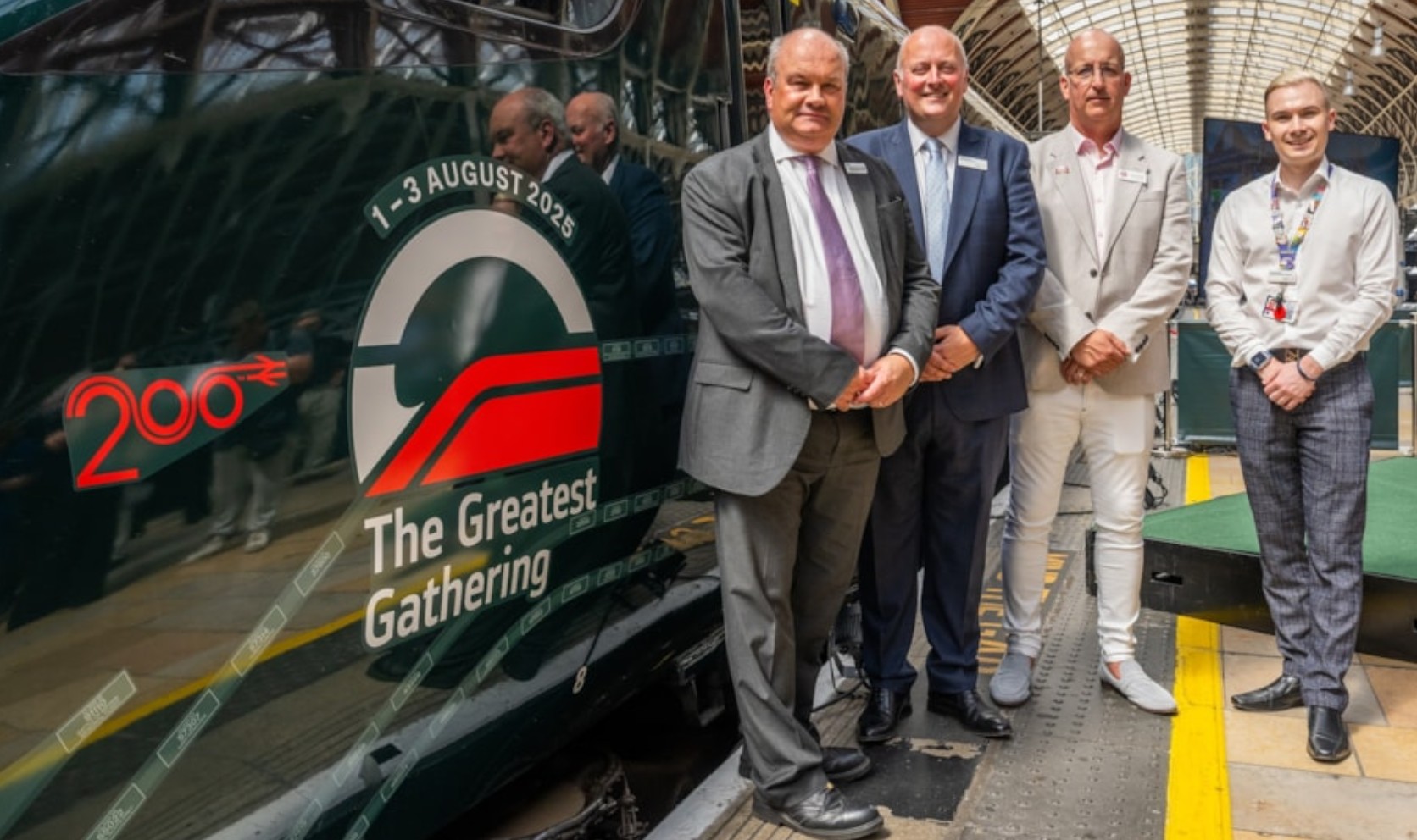 GWR marks anniversary of The Greatest Gathering with special Railway 200 train dedication