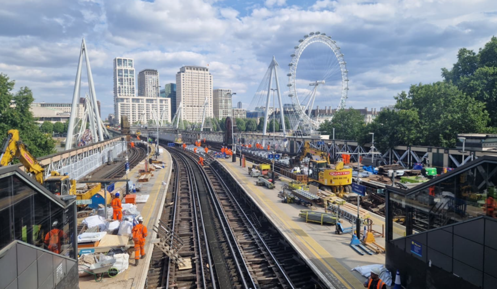 Quattro delivers major track renewal and platform works at Charing Cross