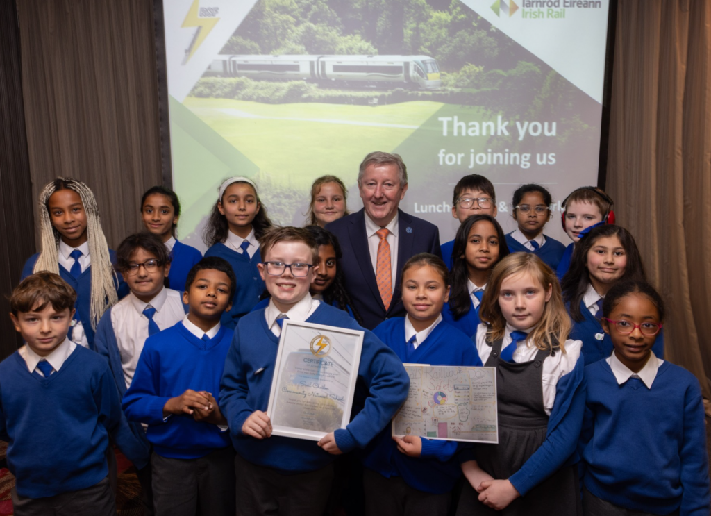 Minister of State Séan Canney joins Iarnród Éireann to launch Rail Safe Friendly programme to schools across Ireland